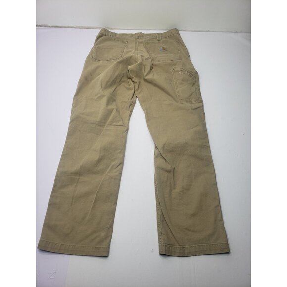 Carhartt Mens 36 x 34 Rugged Flex Relaxed Fit Canvas Work Pant BN2291-M - Picture 14 of 16